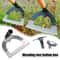 Steel Hollow Hoe Hand Weeder LaborSaving Garden Weeding And Soil Loosening Tool 1