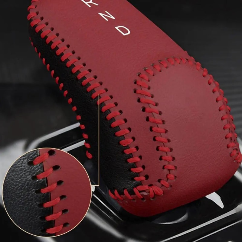 Premium Leather Gear Shift Cover For Geely Coolray Interior Protection Style Upgrade 1