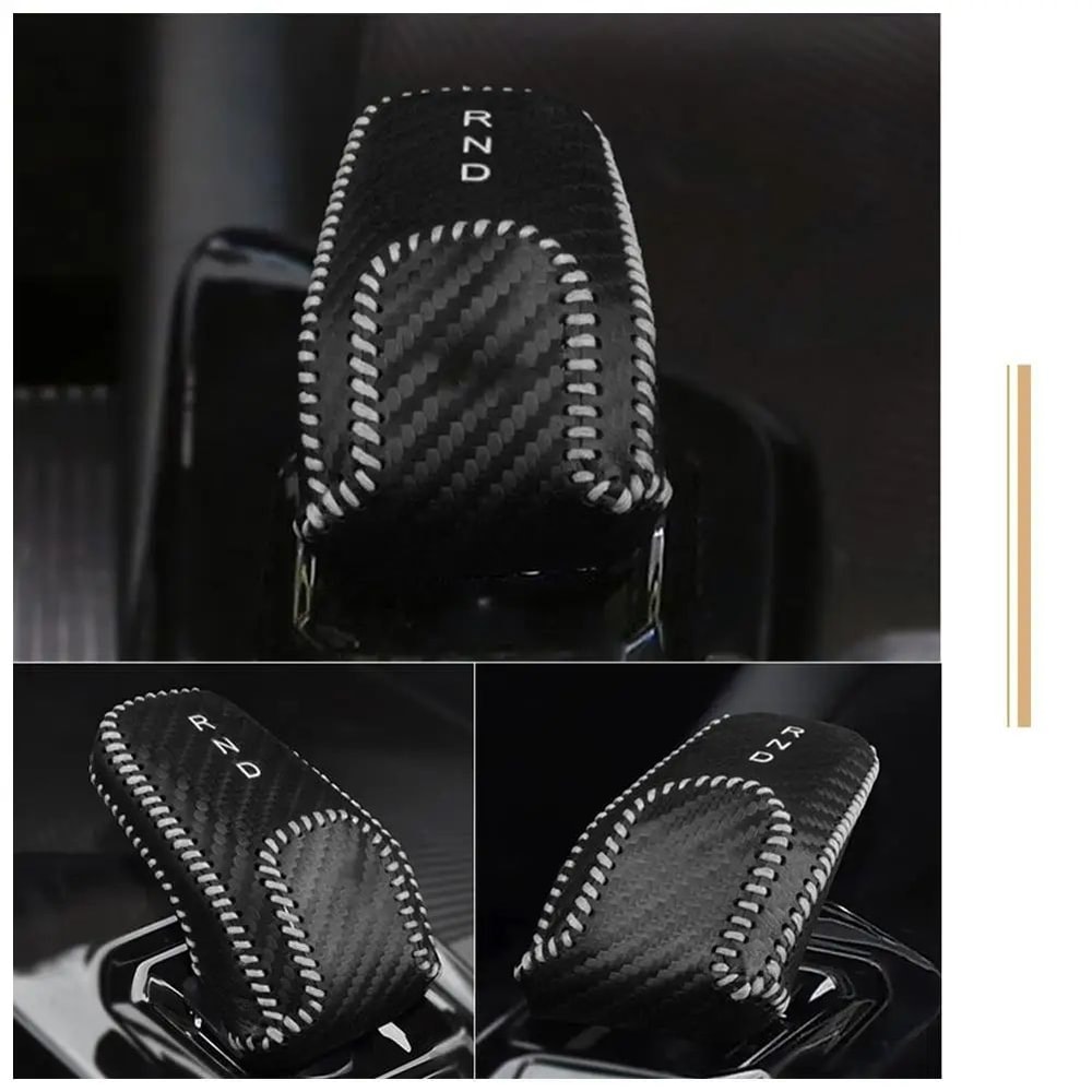 Premium Leather Gear Shift Cover For Geely Coolray Interior Protection Style Upgrade 2