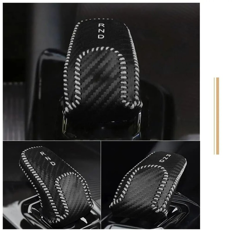 Premium Leather Gear Shift Cover For Geely Coolray Interior Protection Style Upgrade 2