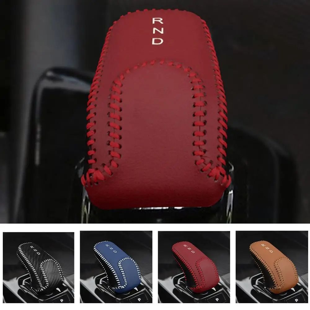 Premium Leather Gear Shift Cover For Geely Coolray Interior Protection Style Upgrade 3