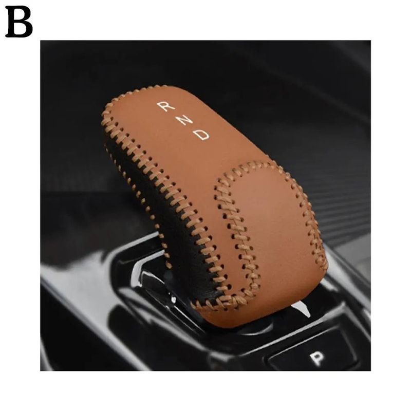 Premium Leather Gear Shift Cover For Geely Coolray Interior Protection Style Upgrade 6