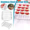 Stainless Steel Air Fryer Grill Rack Square Barbecue Bread Rack Accessory 1