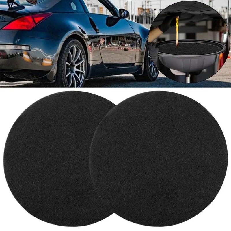 CleanFlow 38cm Oil Drain Splash Pad Set NoSplatter Oil Change Pad For Cars 1