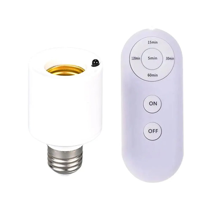 SmartEase E27 Wireless Remote Lamp Holder Intelligent Light Switch Socket For Easy OnOff Control 4