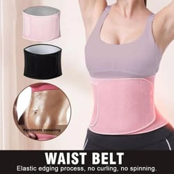 sweatcore fitness waist belt - sweat-enhancing workout wrap for running & yoga