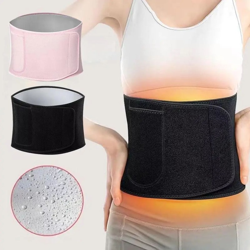 SweatCore Fitness Waist Belt SweatEnhancing Workout Wrap For Running Yoga 1