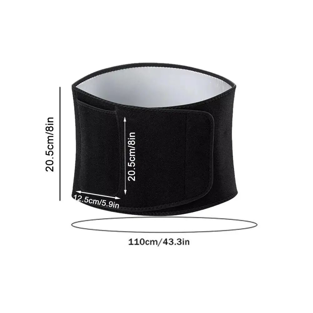 SweatCore Fitness Waist Belt SweatEnhancing Workout Wrap For Running Yoga 3