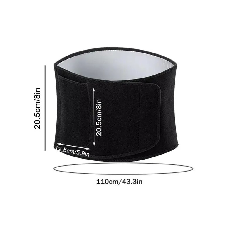 SweatCore Fitness Waist Belt SweatEnhancing Workout Wrap For Running Yoga 3