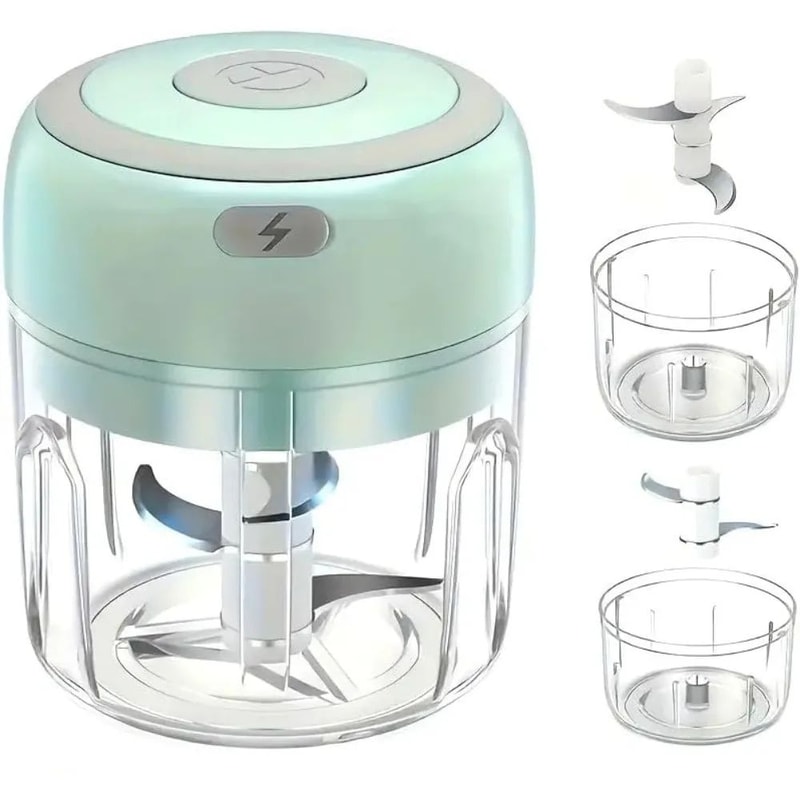 ChopSwift 250ml Electric Garlic Mincer USB Mini Food Chopper Portable Vegetable Processor 4