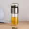 BrewEase 420ml Glass Tea Cup With Infuser Double Wall Travel Tea Mug For Office Outdoors 6