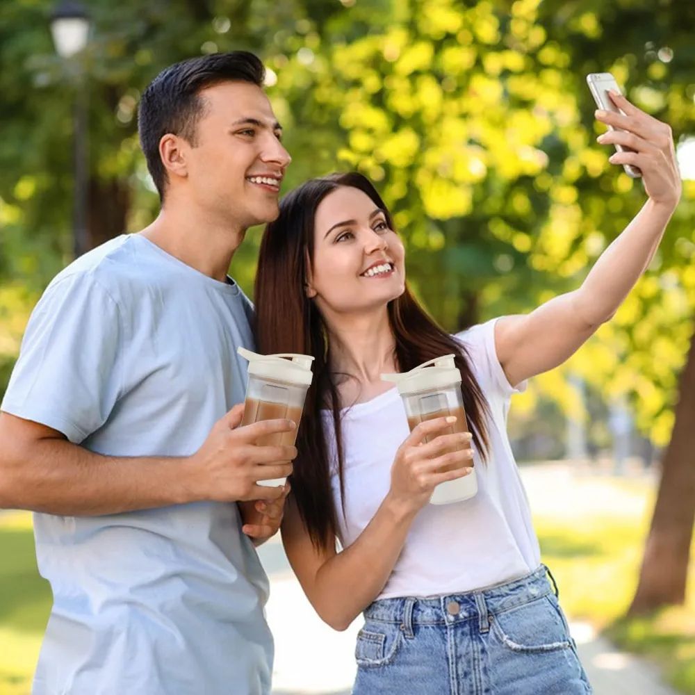 MixMate Electric SelfStirring Shaker Mug USB Rechargeable Protein Milkshake Cup 15 Oz 2