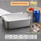 SteelFresh Stainless Steel Bento Lunch Box LeakResistant Food Storage Container 1200ml 2400ml 7