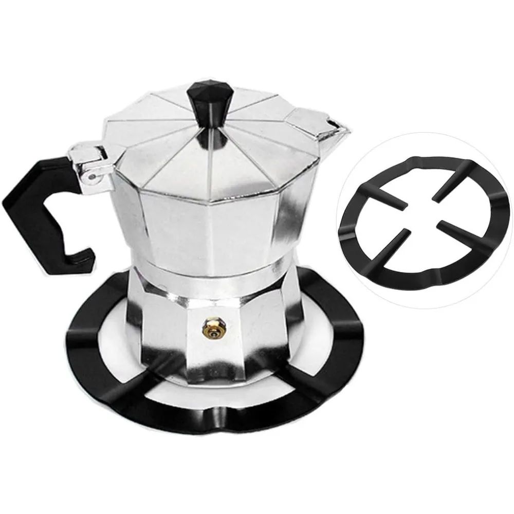 HeatSafe Stainless Steel Stove Stand Gas Wok Ring Moka Pot Support For Small Cookware 0