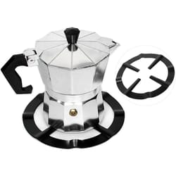 heatsafe stainless steel stove stand - gas wok ring & moka pot support for small cookware