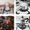 HeatSafe Stainless Steel Stove Stand Gas Wok Ring Moka Pot Support For Small Cookware 4