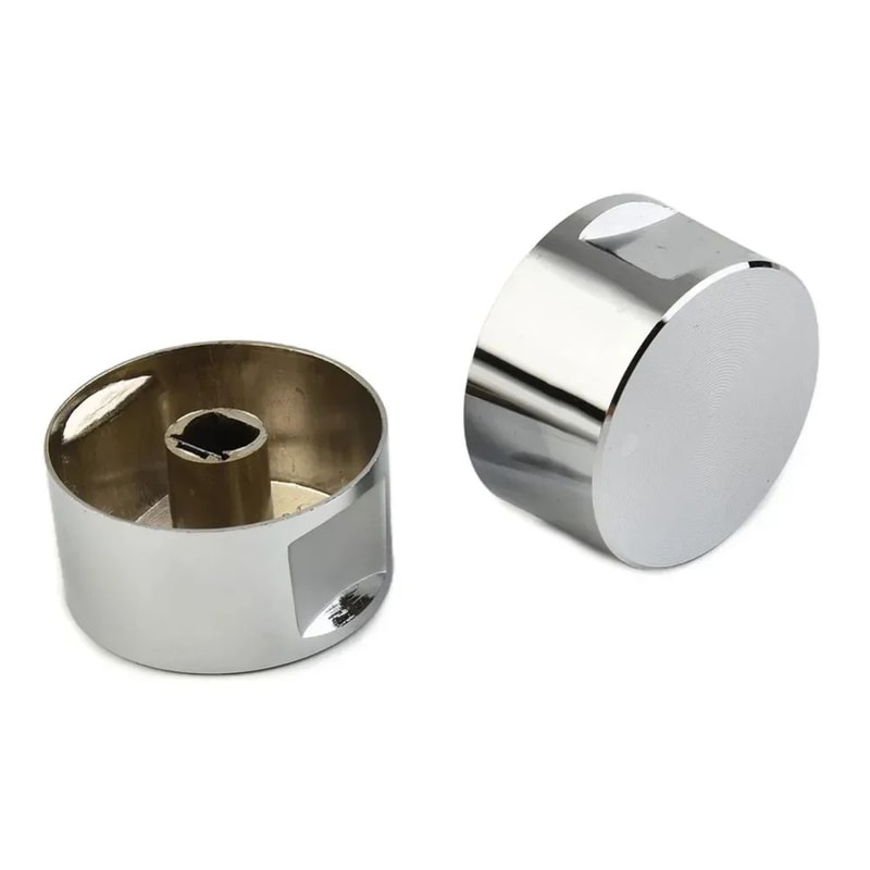 TurnPro Zinc Alloy Cooktop Knob Set Rotary Switch Handles For Gas Electric Stoves 4Pack 5