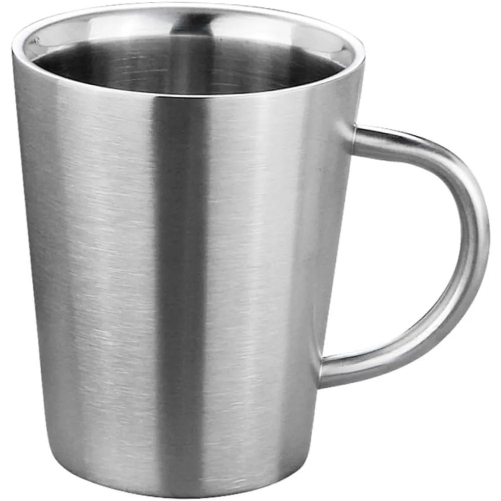 ThermoSip 300ml DoubleWall Stainless Steel Mug Insulated Coffee Beer Cup 0