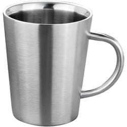 thermosip 300ml double-wall stainless steel mug - insulated coffee & beer cup