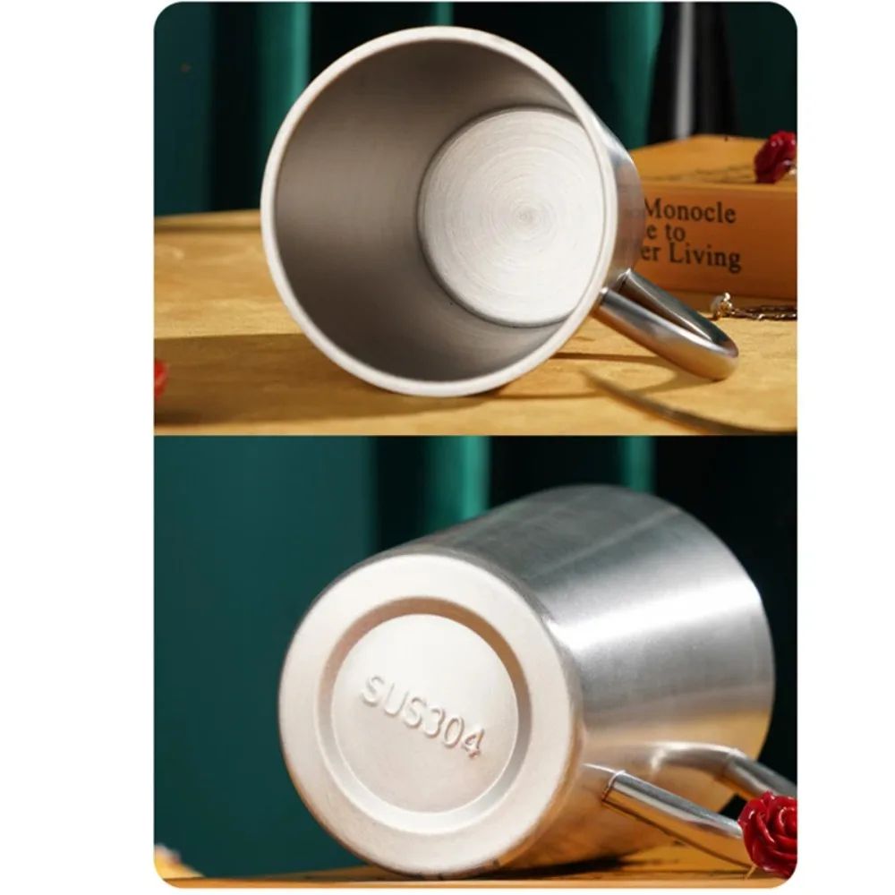 ThermoSip 300ml DoubleWall Stainless Steel Mug Insulated Coffee Beer Cup 5