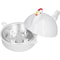 CluckCook Microwave Egg Cooker ChickenShaped Rapid Egg Maker For Soft Or Firm Eggs 2
