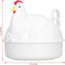 CluckCook Microwave Egg Cooker ChickenShaped Rapid Egg Maker For Soft Or Firm Eggs 3