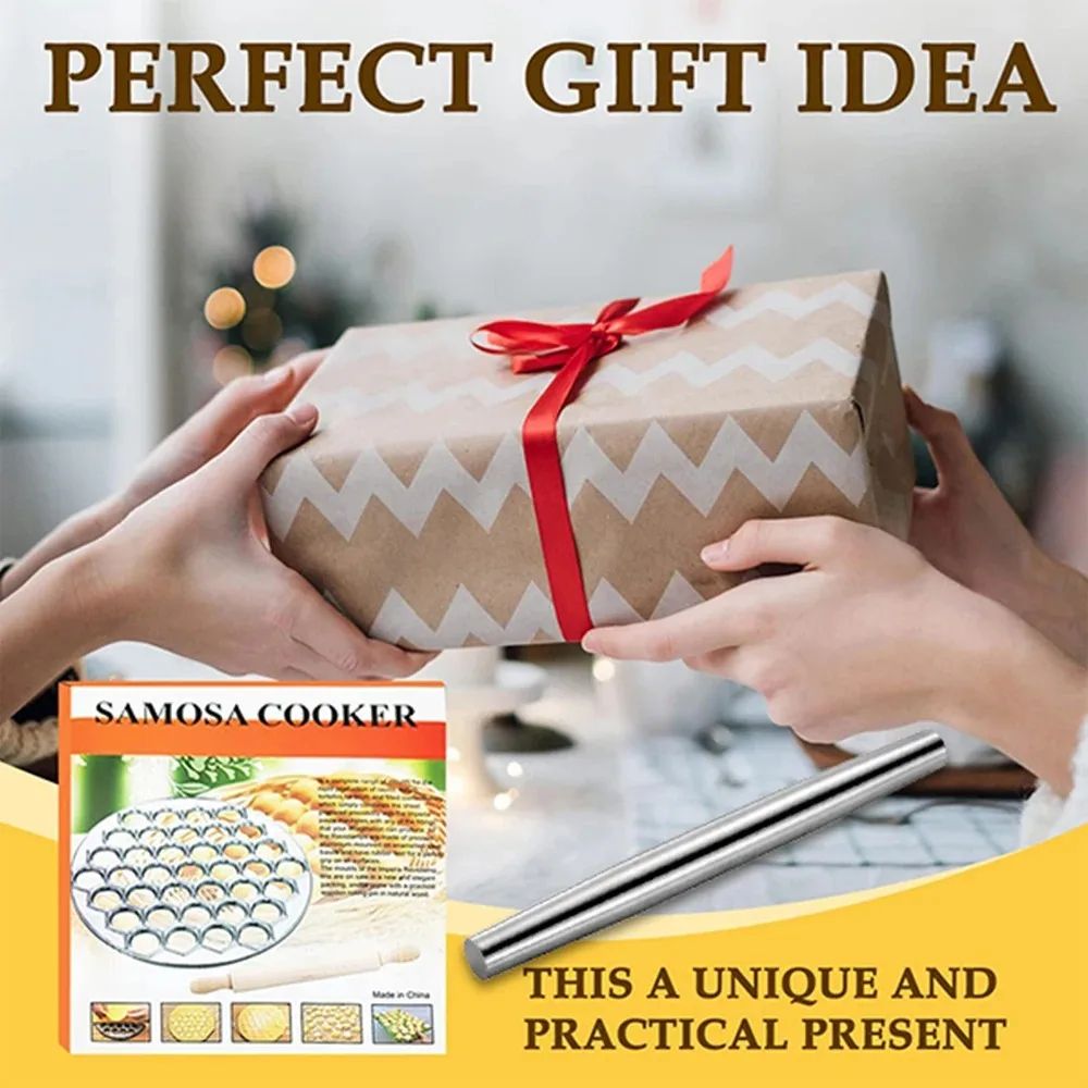 37Hole Russian Ravioli Maker Aluminum Alloy Pelmeni Dumplings Mold For Fast Uniform Results 2