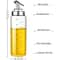 10oz Glass Olive Oil Dispenser Bottle With DripProof Spout And Measuring Scale 6