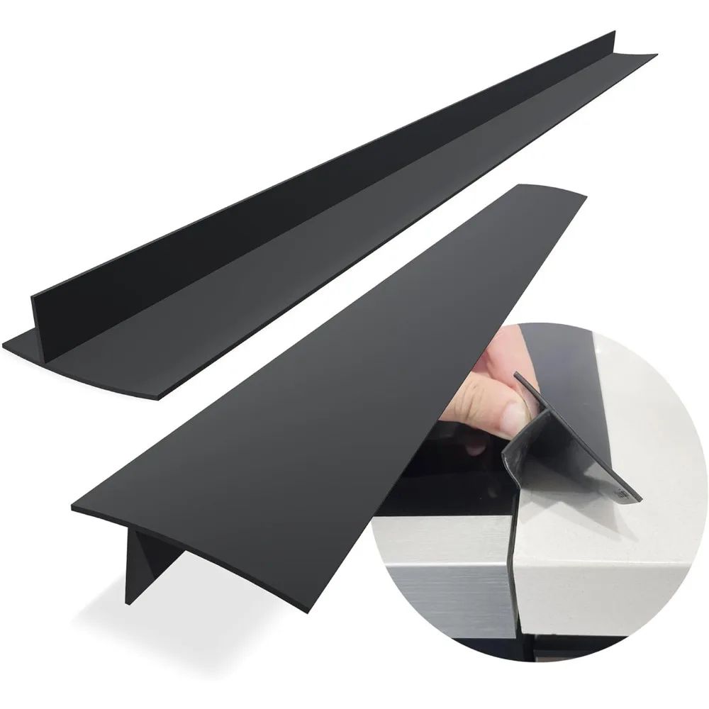 2Pack Silicone Stovetop Gap Covers HeatResistant Stove Gap Protectors For Cleaner Kitchens 3