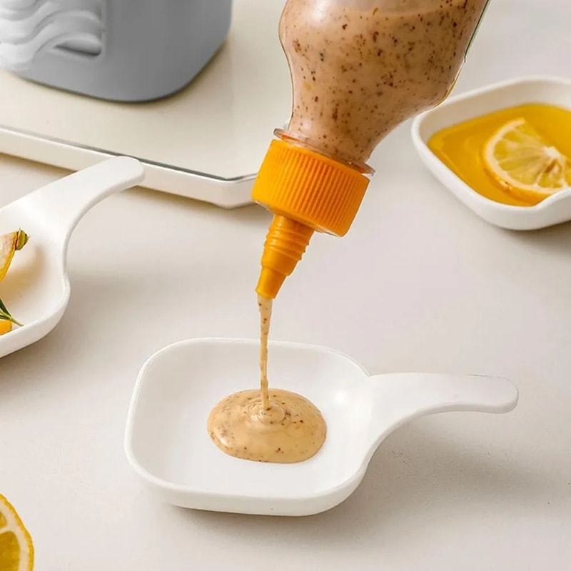 6Pack Stackable Dipping Sauce Bowls With Handles Compact Condiment Appetizer Serving Set 1