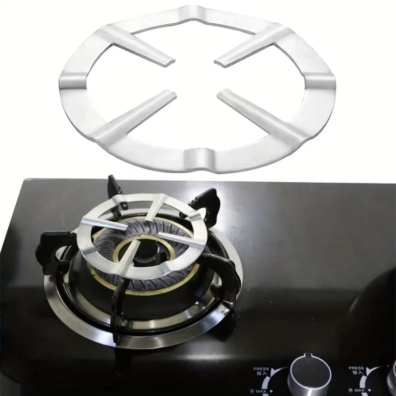 Stainless Steel Moka Pot Stove Stand Gas Stove Reducer Ring For Coffee Pots Small Cookware 0