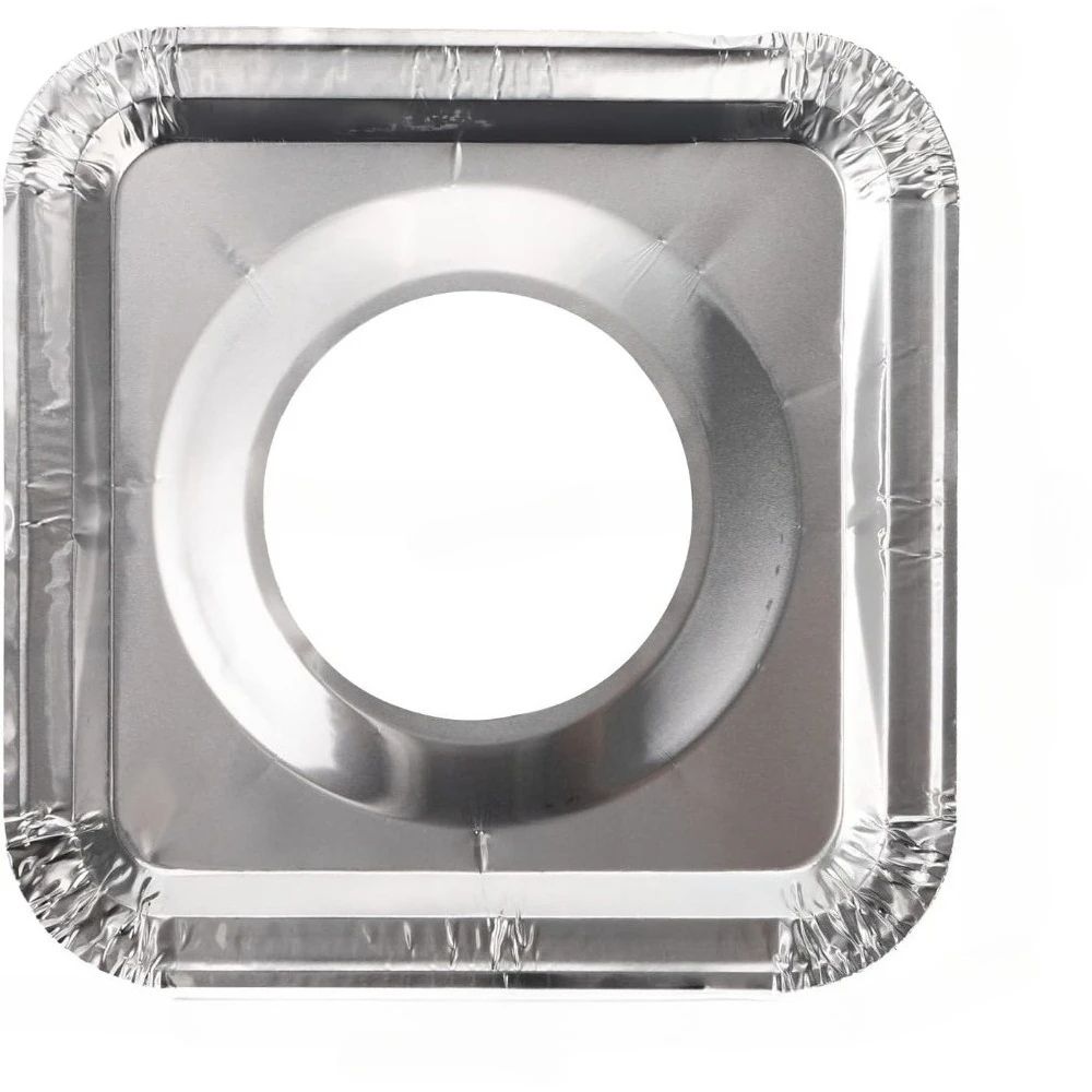 20Pack Aluminum Foil Gas Stove Burner Covers Disposable Stove Liners For Easy Cleanup 5