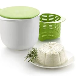 microwave cheese maker kit – reusable diy fresh cheese maker with whey draining filter