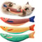 3Pack Catnip Fish Cat Toys Plush SauryShaped Interactive Toys For Kittens Indoor Cats 3