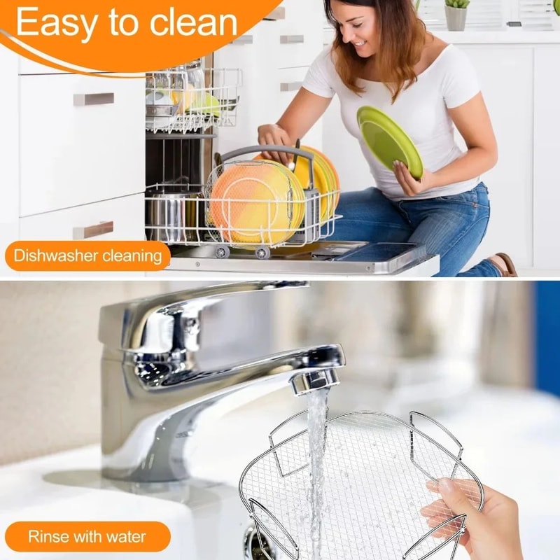 Multifunctional Air Fryer Roasting Rack Dehydrator Steamer BBQ Rack Accessory 1