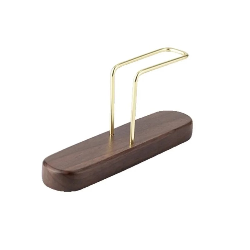 Wooden Coffee Filter Holder For V60 Vertical Cone Filter Storage Stand 5