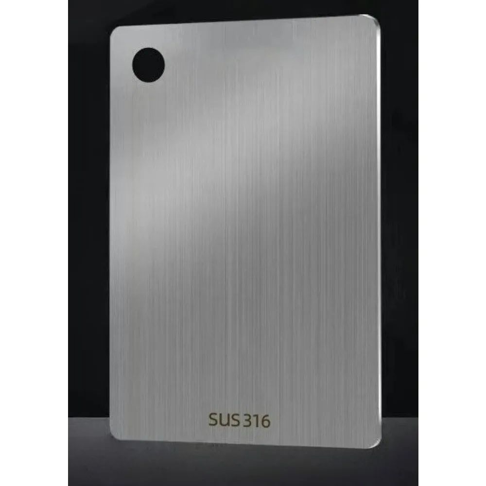 Titanium SUS316 Stainless Steel Cutting Board DoubleSided Food Grade Kitchen Board 5