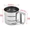 Stainless Steel Flour Sieve Cup Fine Mesh SemiAutomatic Baking Coffee Sifter 1