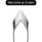 Stainless Steel Fish Bone Tweezers Flat Angled Precision Fish Bone Remover Tool 3