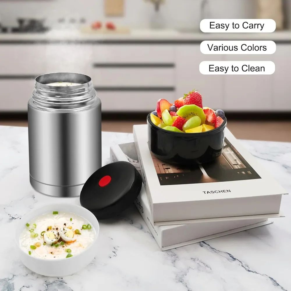 35oz Stainless Steel Soup Thermos Vacuum Insulated LeakProof Food Container For Hot Cold Meals 3