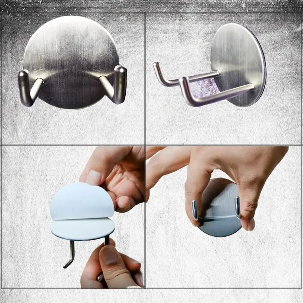 SelfAdhesive Bottomless Portafilter Wall Rack Coffee Portafilter Holder For 5158mm Espresso Tools 3