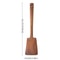 Natural Wooden Spatula For Nonstick Cookware Durable Wooden Cooking Spatula For Everyday Use 5