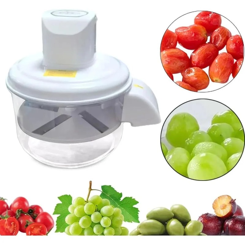 Rechargeable Electric Fruit Peeler Stainless Steel Grape Vegetable Peeling Tool 0
