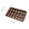 NonStick Divided Brownie Baking Pan Sectioned Square Tray For Even Perfect Portions 2