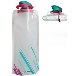 23oz collapsible water bottle – bpa-free reusable hydration bottle for travel, hiking & camping