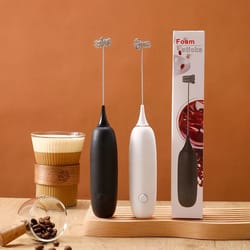 portable electric milk frother – handheld coffee foam maker for lattes & cappuccinos