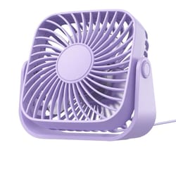 usb mini desk fan – compact wired desktop table fan for office, dorm & home