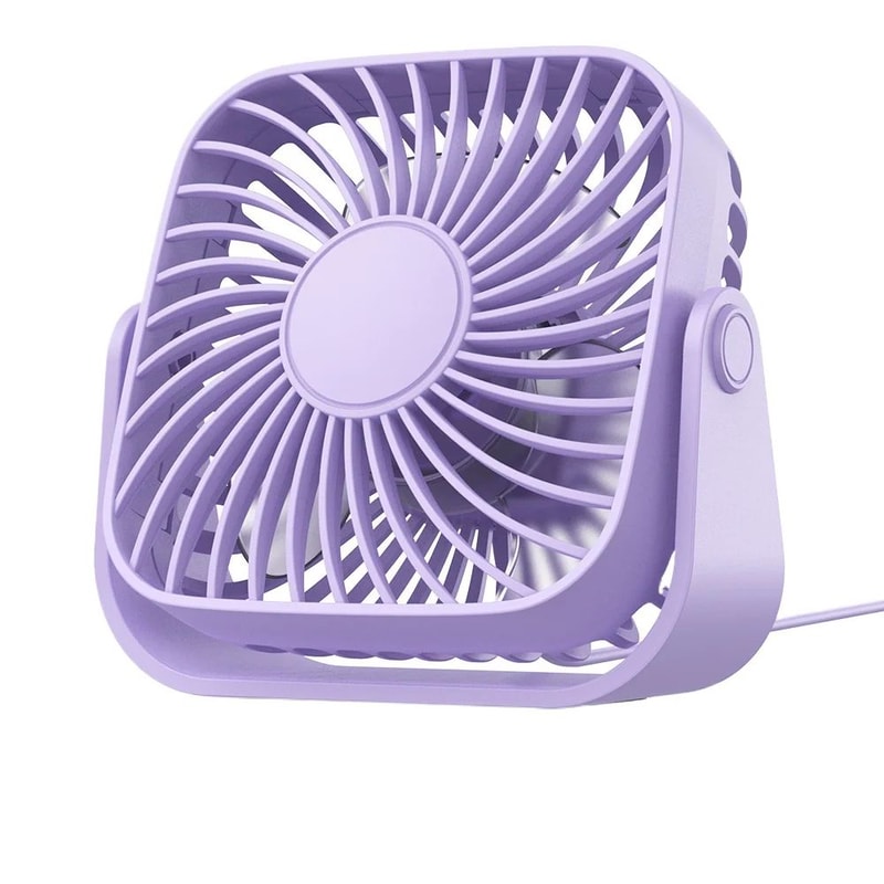 USB Mini Desk Fan Compact Wired Desktop Table Fan For Office Dorm Home 0