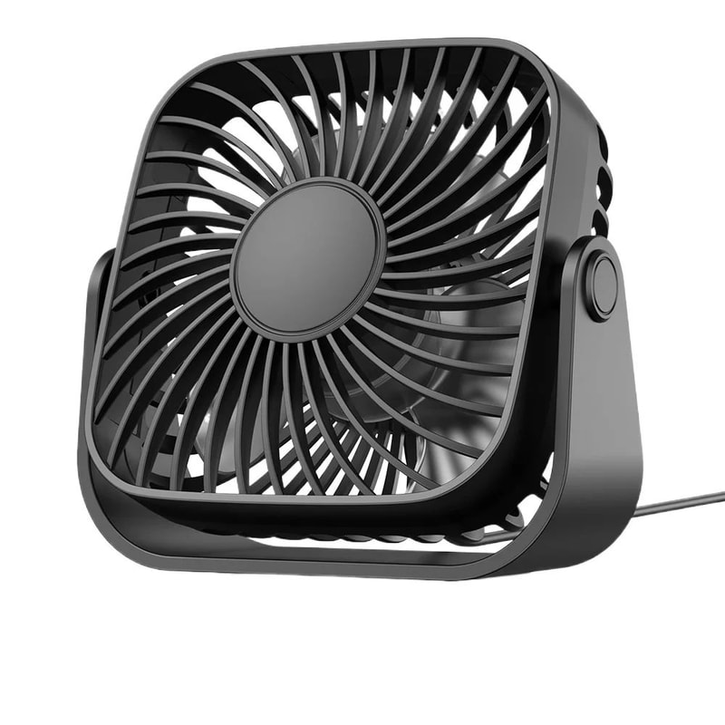 USB Mini Desk Fan Compact Wired Desktop Table Fan For Office Dorm Home 1