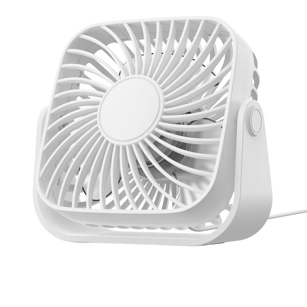 USB Mini Desk Fan Compact Wired Desktop Table Fan For Office Dorm Home 2